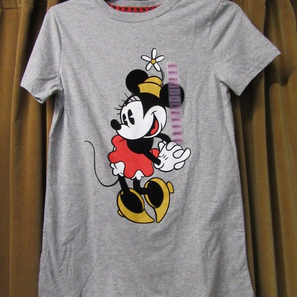 Disney Minnie Mouse Women's Adult Graphic Tee T-Shirt Size LARGE RUNS SMALL - Picture 1 of 7